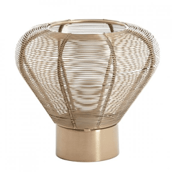 Light and Living Teelichthalter Mealynn gold 21 cm