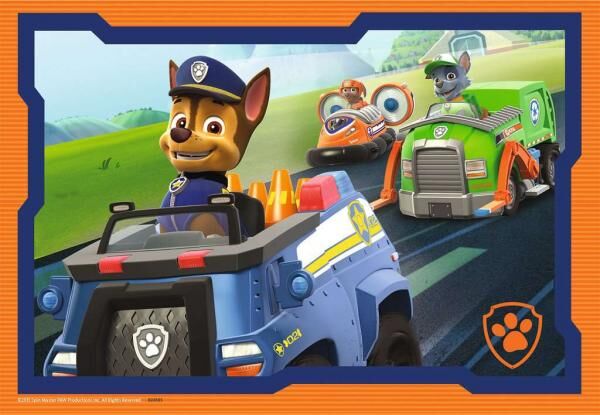 Paw Patrol im Einsatz - Puzzle 2x12 Teile