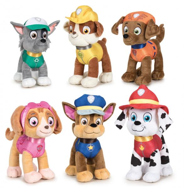 Paw Patrol - 6 assorted plush figures, 27cm