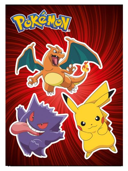 Pok&eacute;mon - A5 Notizbuch - 4-fach sortiert - 16 Bl&auml;tter