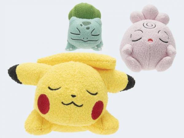 Pokemon - Pl&uuml;sch schlafend - 12 cm sortiert 