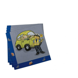 Polizei - 20 Servietten 3-lagig - 33 x 33 cm