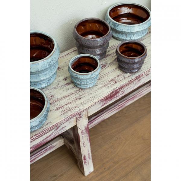 PTMD Blumentopf Aquer blau 11,5 cm