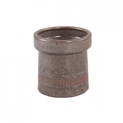 PTMD flower pot Rail high S dark brown 11 cm
