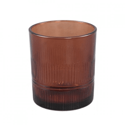 PTMD tea light holder Yousra L copper colored 10 cm