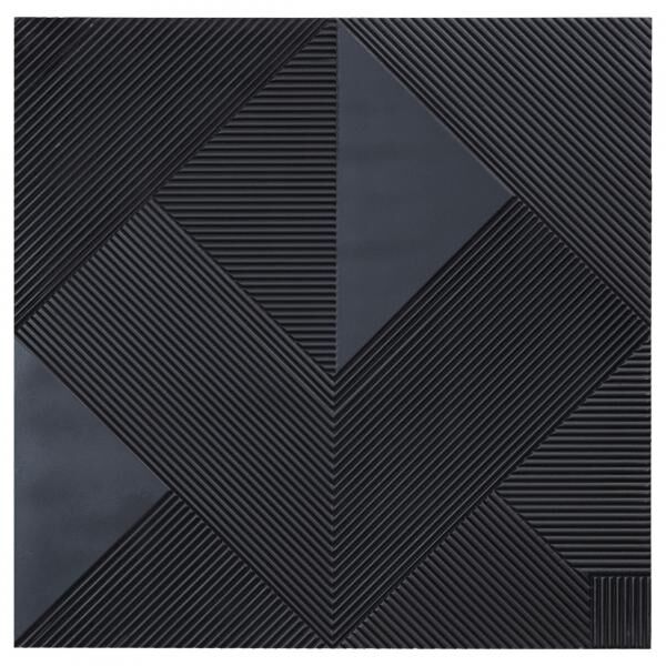 PTMD Wandpaneel Belinda schwarz 120 x 120 cm