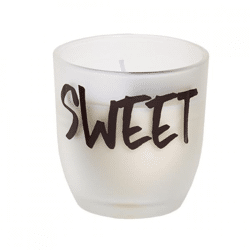 (R) Ersatzkerze im Glas Sweet 7,5 cm.