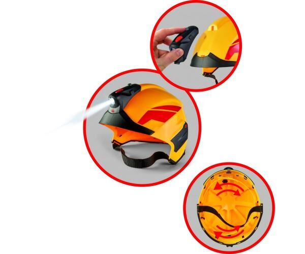 Simba - 108101000 - Feuerwehr Helm Rosenbauer mit Licht