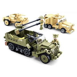 Sluban M38-B0812 - Army WWII - The Battle Kampffahrzeug Set