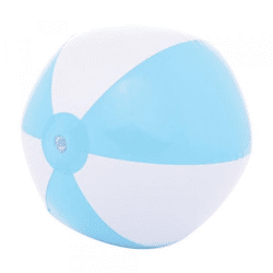 Beach ball light blue white 53 cm