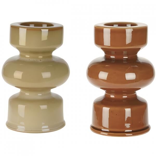 Teelichthalter 15 cm 2 Stück sortiert