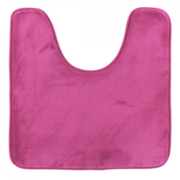 Toilettenvorleger lila Polyester 45 x 50 cm