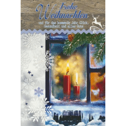 Christmas cards - 100 pieces - 8 motifs