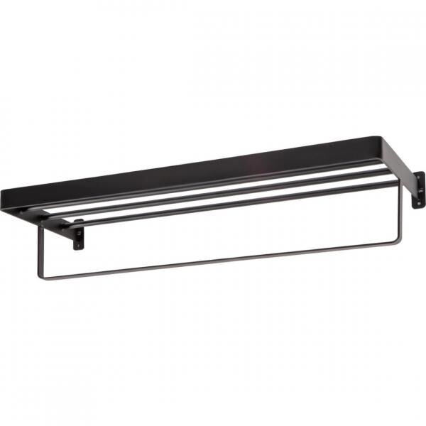 WOOOD Wandregal Hanna schwarz 22 x 60 cm