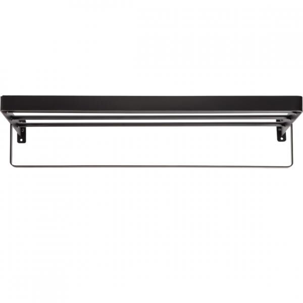 WOOOD Wandregal Hanna schwarz 22 x 60 cm