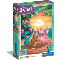500 piece jigsaw puzzle Disney Compact - Disney Stitch