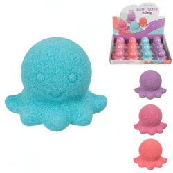 Out of the blue bath bomb octopus 7 cm 4 assorted