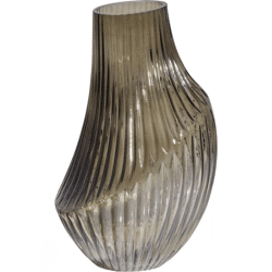 BePureHome vase Toot smoked glass 25 cm