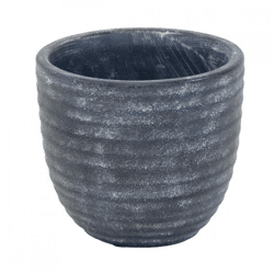 Blumentopf Turner Ei grau 12 cm