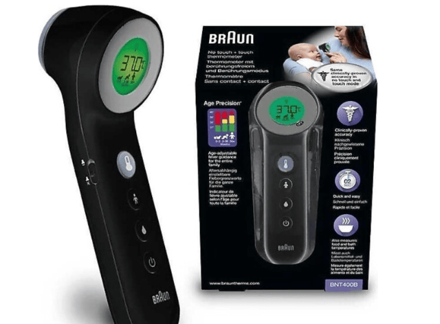 Braun BNT400BWE No Touch + Stirnthermometer – schnell, präzise, neu & sofort ab Lager verfügbar.