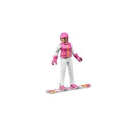 Bruder 60420 - Snowboardfahrerin mit Zubehör