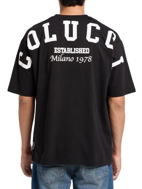 Carlo Colucci Tshirt CC-C3371-20 Kollektion  09/25 Uvp 99,95€ schwarz oversize
