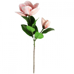 Countryfield Artificial flower Magnolia 2 flowers pink 100 cm