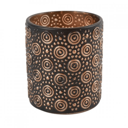 Countryfield tea light holder Hailey M black 10 cm