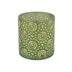 Countryfield tea light holder Hailey S green 8 cm
