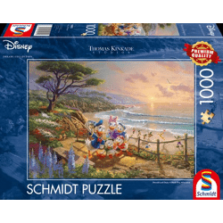 Disney, Donald & Daisy, A Duck Day Afternoon - 1000 Teile Puzzle (Thomas Kinkade)