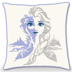 Disney Frozen 2 / The Ice Queen 2 - Cushion with glitter