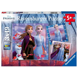 Disney Frozen 2 / Ice Queen 2 - Puzzle 3x49 pieces