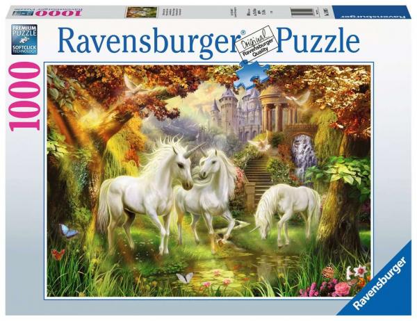 Einh&ouml;rner im Herbst - Puzzle 1000 Teile
