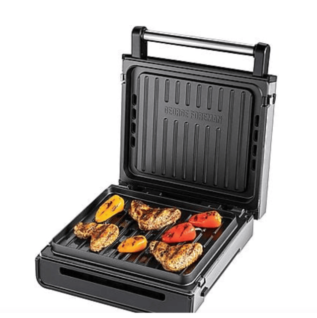 George Foreman Smokeless Kontaktgrill – Neu