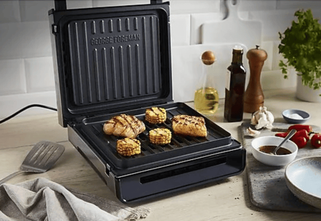 George Foreman Smokeless Kontaktgrill – Neu