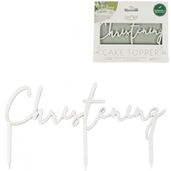 Ginger Ray cake topper Christening 16 cm