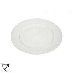 J-Line Teller Porzellan weiß 20 cm