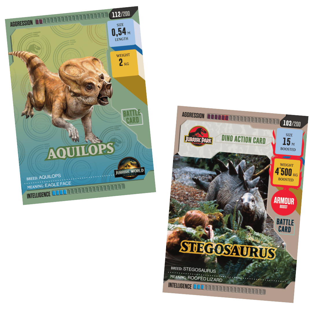 Jurassic World Roar! Trading Cards &ndash; 24er DISPLAY