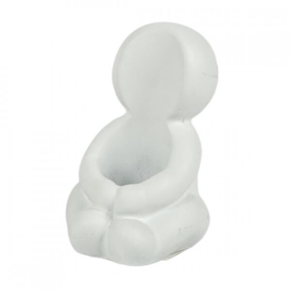 Candle holder Hug white 8 cm