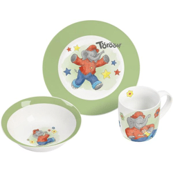 Children's tableware Benjamin Blümchen Watercolor 3 pcs.