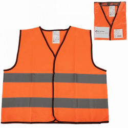 Children's safety vest orange size 134-140