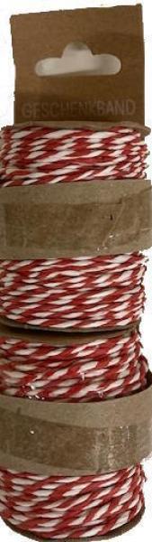 Gift ribbon cord 2 x 10 m