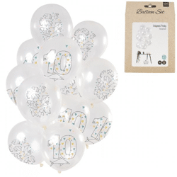 Balloons Origami figure 10 years 30 cm set of 12