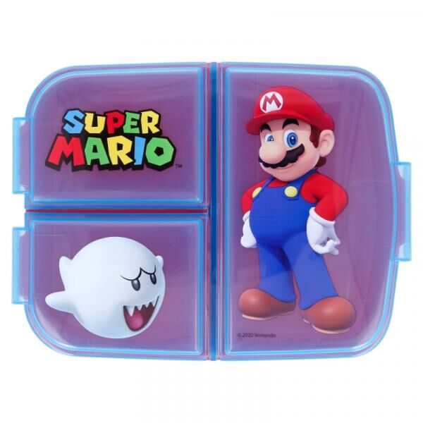 Nintendo: Super Mario - Brotbox mit 3 F&auml;chern