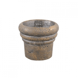 PTMD flower pot Helena XS brown 9 cm