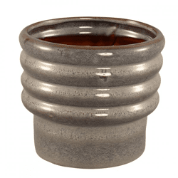 PTMD flower pot Melisa ceramic M taupe 14 cm