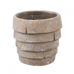 PTMD flower pot Shesheena gray L 17 cm