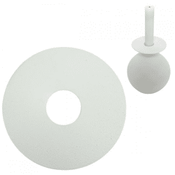 Stjernsund Kerzenring Loua weiss matt 9cm