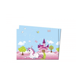Unicorn - 1 plastic tablecloth 120x180cm