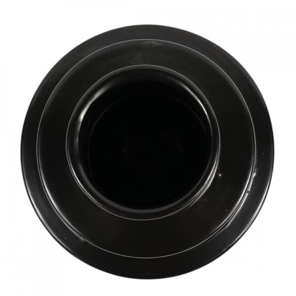 Vase Treppe schwarz 20 cm